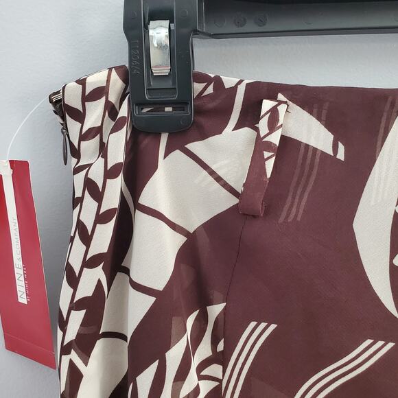 Nine & Company Tonga Graphic Circle Skirt 8 - Picture 4 of 6